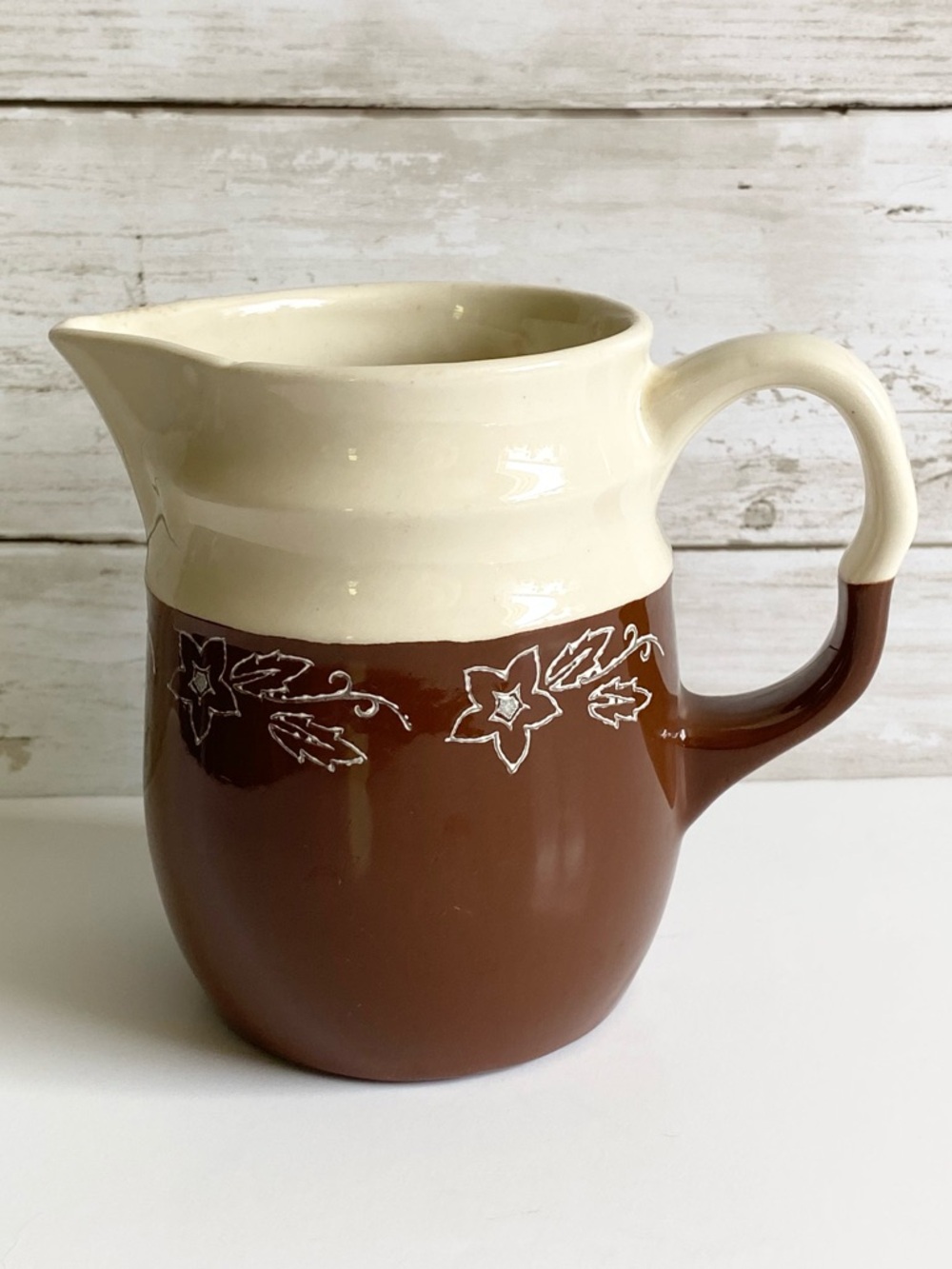 Vintage Oxford Pottery Stoneware Pitcher